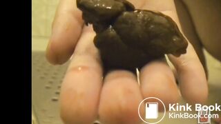 Japanese constipated girl