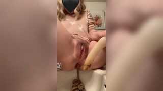 Girl shits on dildo - video 4
