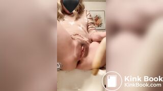 Girl shits on dildo - video 4