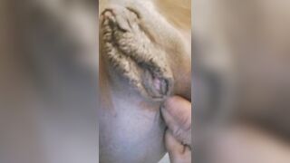 Ebony fingers pussy & dirty booty