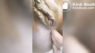 Ebony fingers pussy & dirty booty