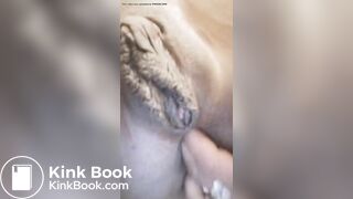 Ebony fingers pussy & dirty booty