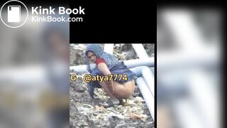 Indian aunty shitting - video 4