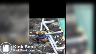 Indian aunty shitting - video 4