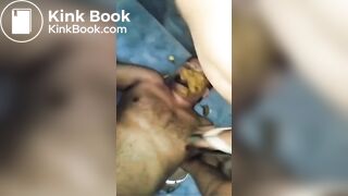 Indian mistress Scat feeding