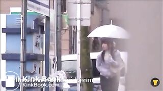 Shitting in a carpark in the rain (12)