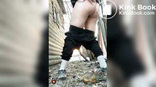Girl big pile of shit - video 2