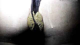 short but very hot poop in her pantyhose