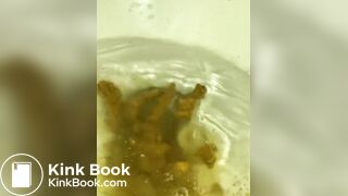 girl toilet diarrhea and pee
