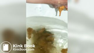 girl toilet diarrhea and pee