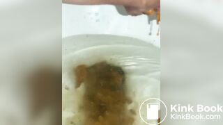 girl toilet diarrhea and pee