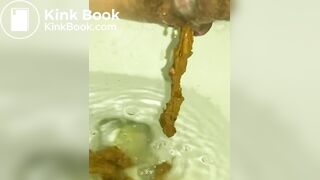 girl toilet diarrhea and pee