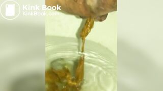 girl toilet diarrhea and pee