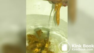 girl toilet diarrhea and pee