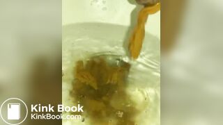 girl toilet diarrhea and pee