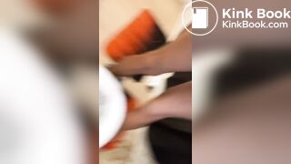 Small poop small girl