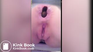 spying poop gape