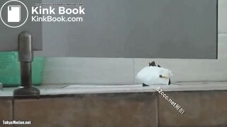 spied girl dumps a load