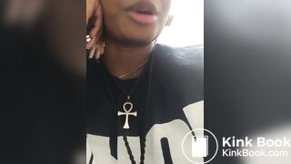 Sexy ex girlfriend takes shit for me