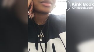 Sexy ex girlfriend takes shit for me