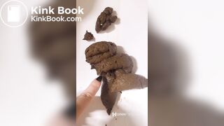 DM shitting in gold dress