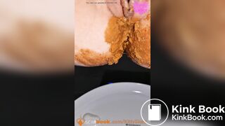 POV huge face sit shit