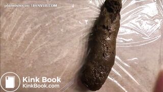 girl with small hemorroids pooping compilation