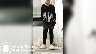 Sexy girl pooping on toilet - video 16