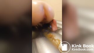 Japanese girl enema play