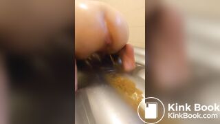 Japanese girl enema play