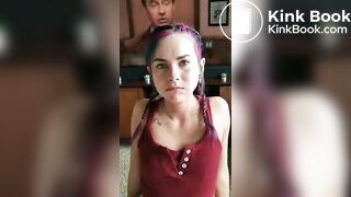 Amazing Slut Eating From Ass