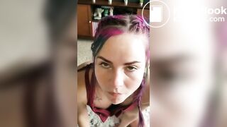 Amazing Slut Eating From Ass