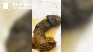 Ebony dropped a big pile of shit