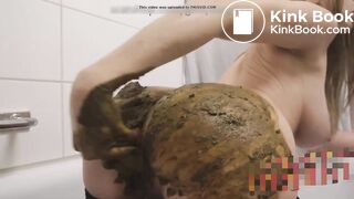 blonde piss, shit pantyhose and anal fisting squirt