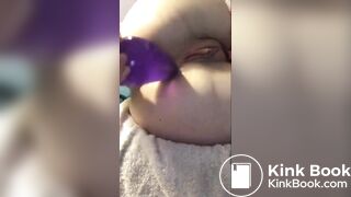 Plugged Ass Followed By Shit & Gape