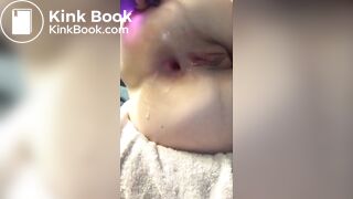 Plugged Ass Followed By Shit & Gape