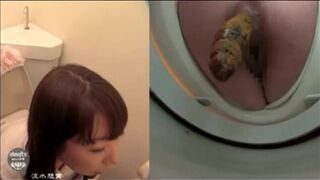 Quick toilet poop - video 6