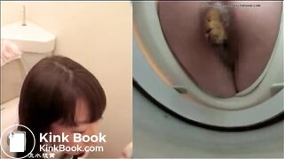 Quick toilet poop - video 6