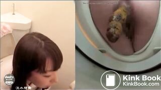 Quick toilet poop - video 6