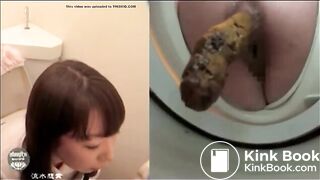 Quick toilet poop - video 6