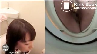 Quick toilet poop - video 6