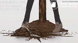 Anime girl utterly shits herself