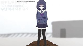Anime girl utterly shits herself