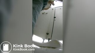 Chinese girl toilet poop