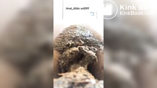 Close up pov of a girls dirty anal
