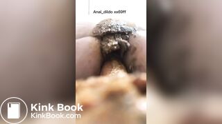 Close up pov of a girls dirty anal