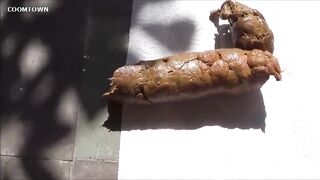 Cute white girl poop compilation