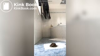 Girl shit on the tissue