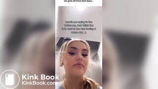 Girl has insane diarrhea in the toilet