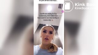 Girl has insane diarrhea in the toilet